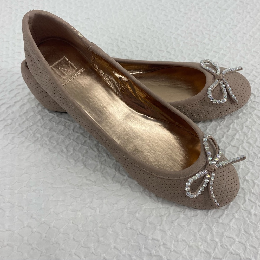 Material Girl Ballet Flats Size 8